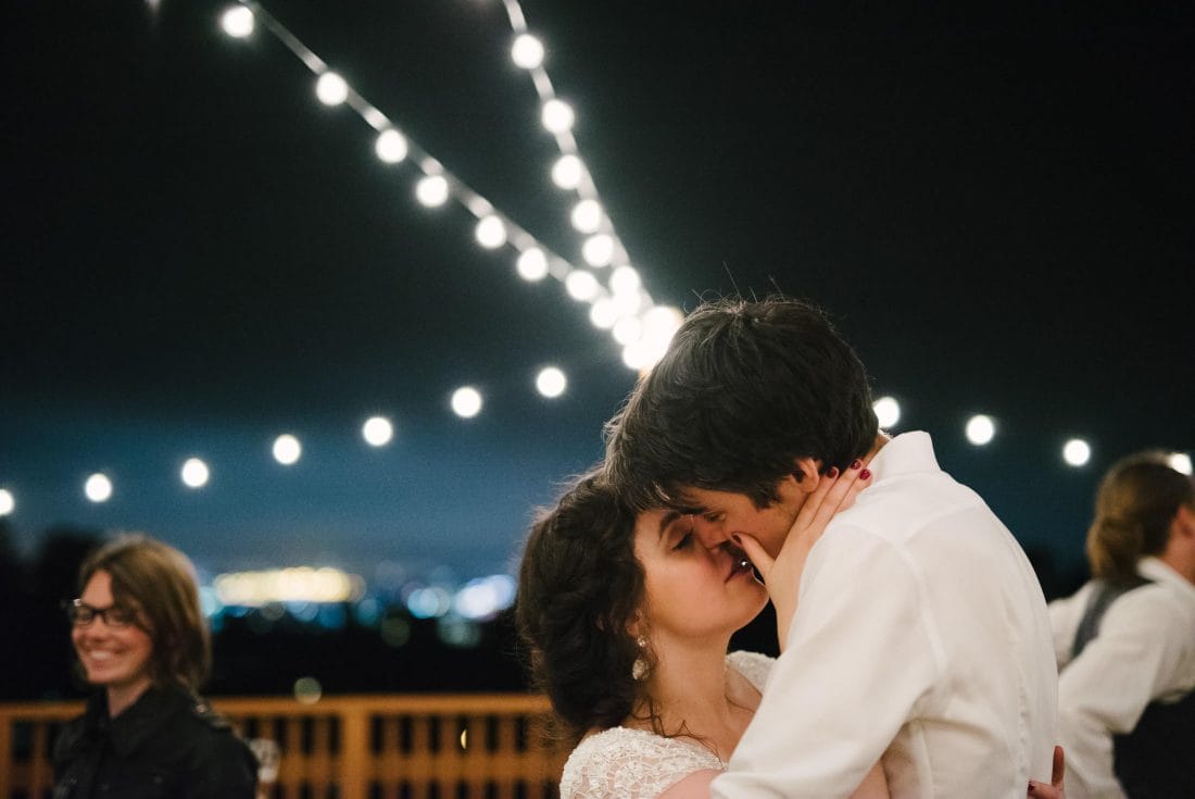 Couple kissing