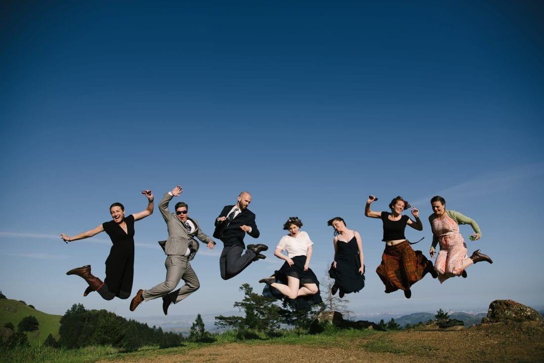 Fun Trojan Point Wedding Picture