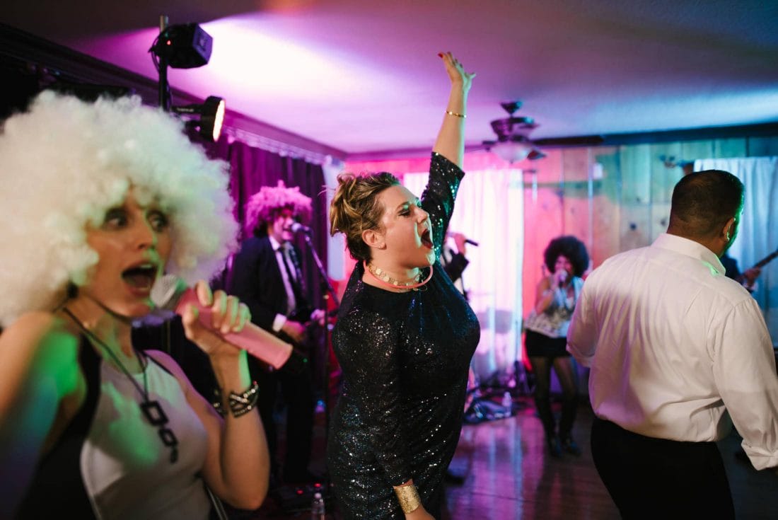 forest house wedding reception