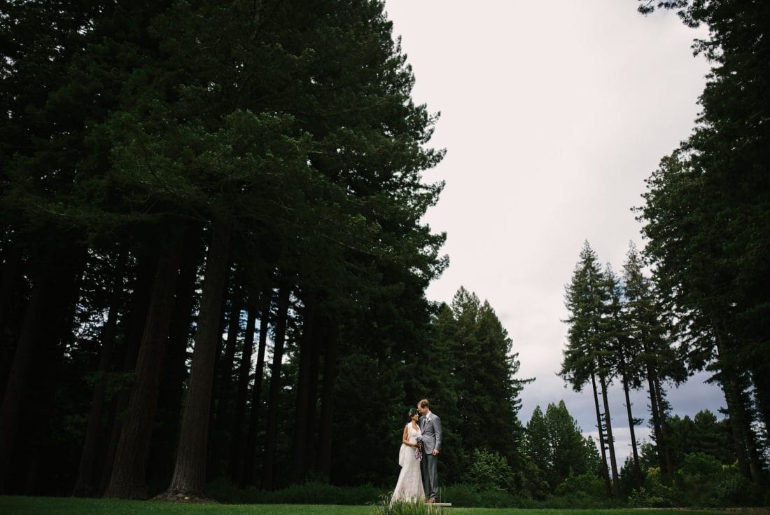 Wedding Portrait at the Mountain Terrace