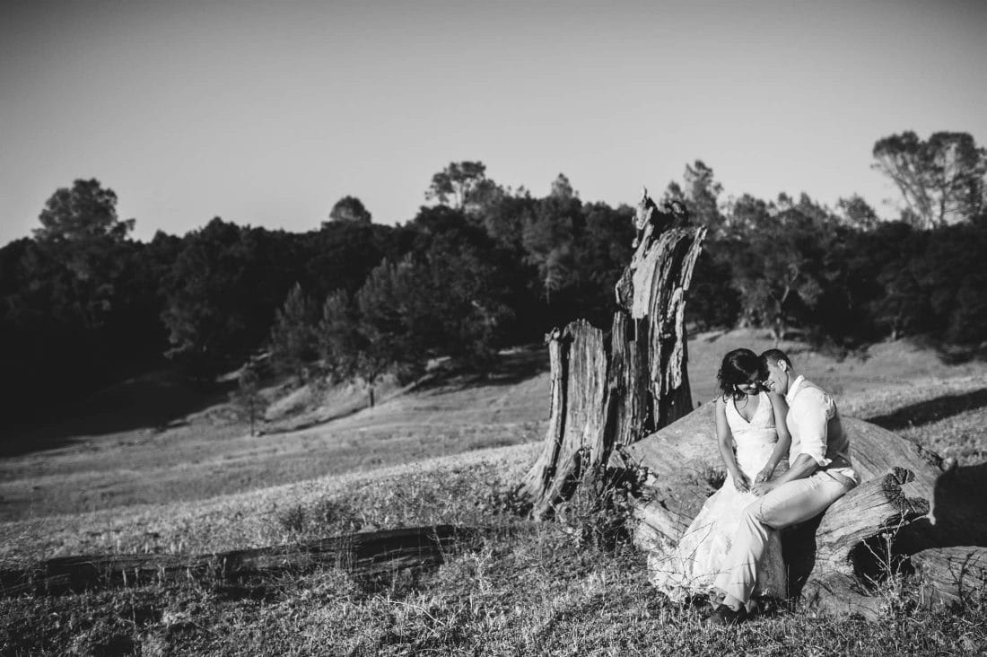 fun napa ranch wedding couple portrait