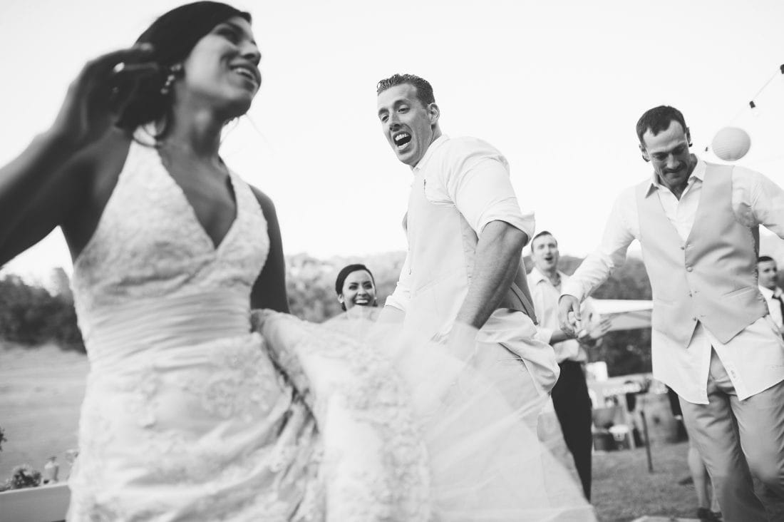 fun napa ranch wedding dance party