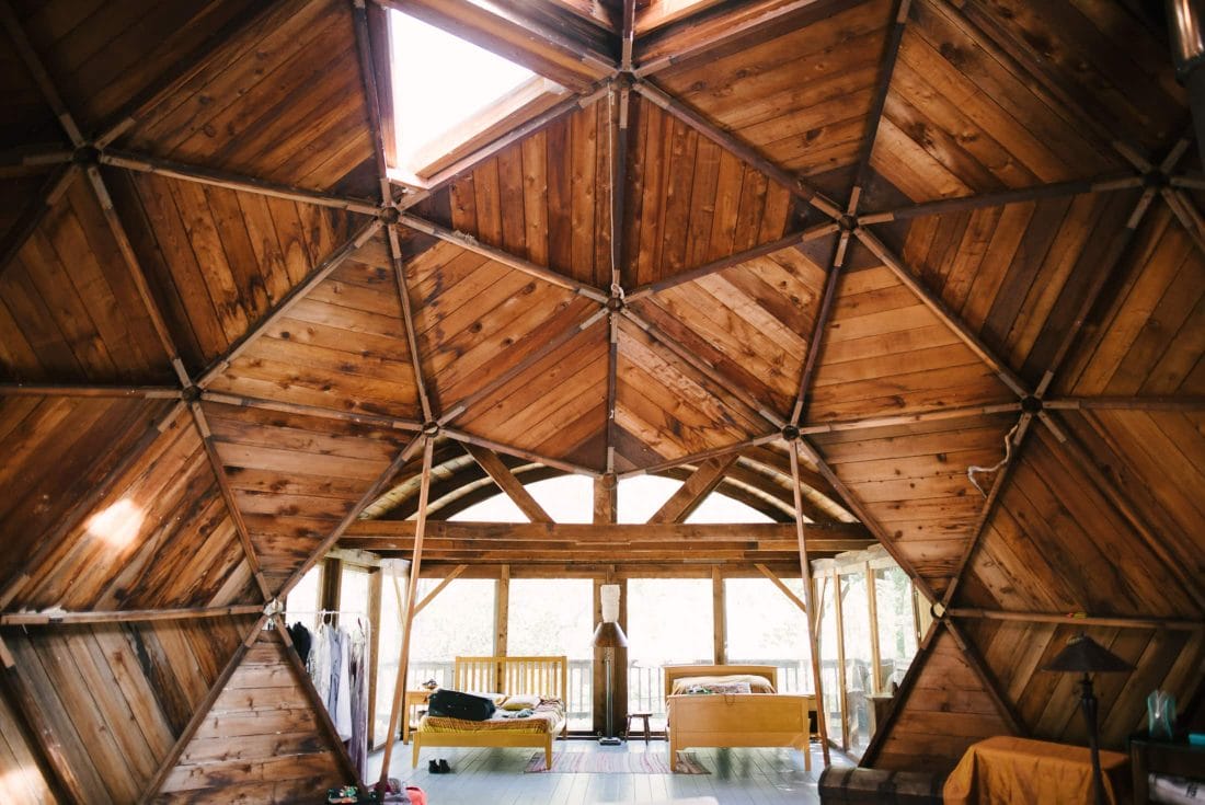 Oz Farm Domes inside