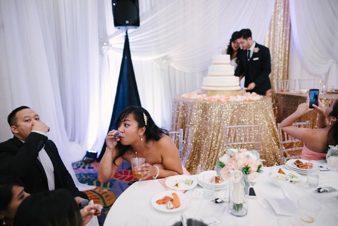 fun wedding reception picture