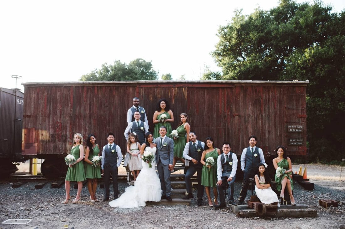 Ardenwood Farm Wedding Party Portrait