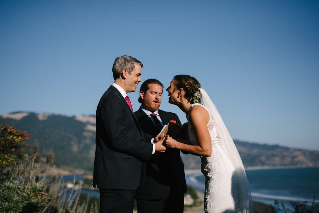 Bolinas Wedding ceremony