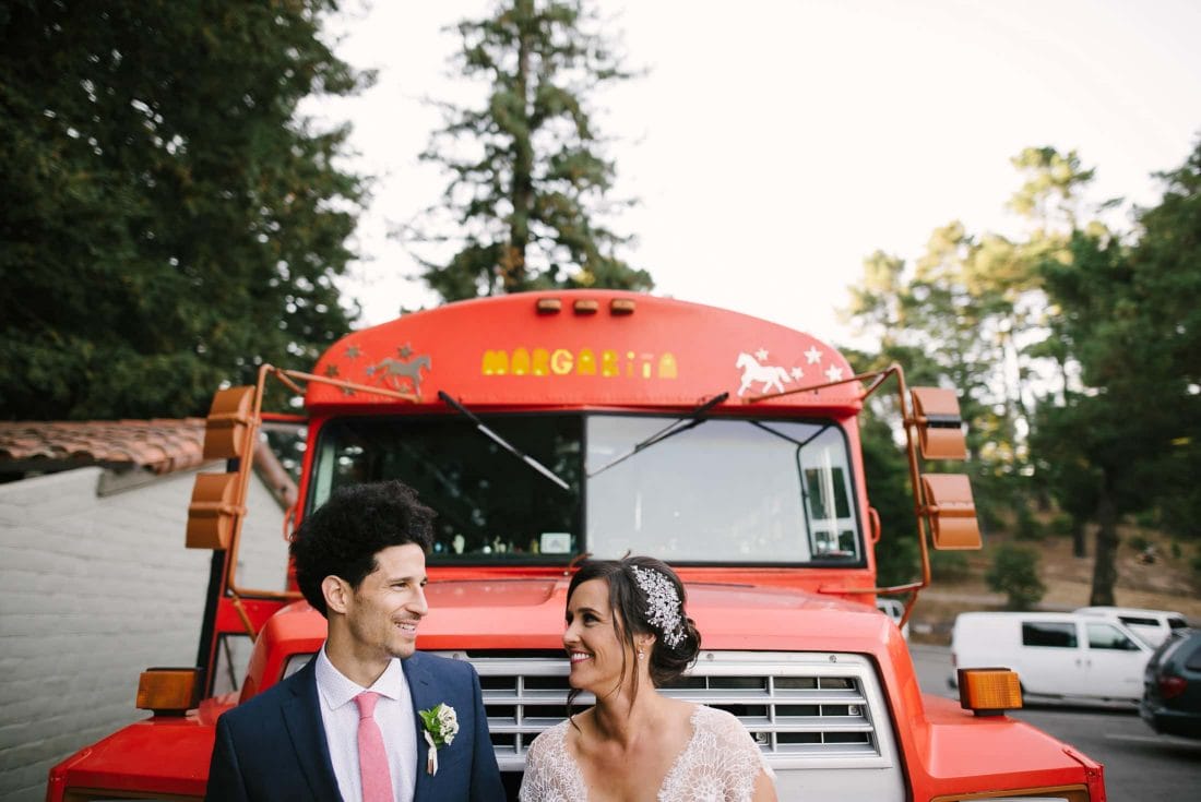 Roberts Regional Recreation Wedding with mexican bus